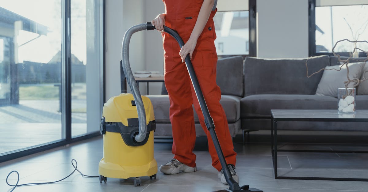 Professional vacuuming service